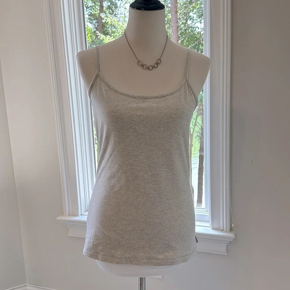 Eddie Bauer Silver Heather Camisole, Medium, EUC, Adjustable Straps - Picture 1 of 8